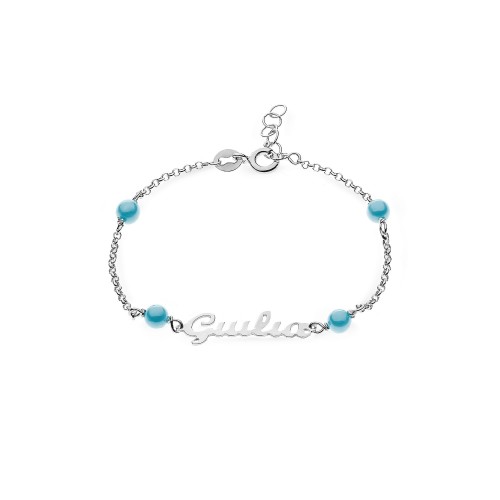 Bracciale Queriot con Palloncini celesti